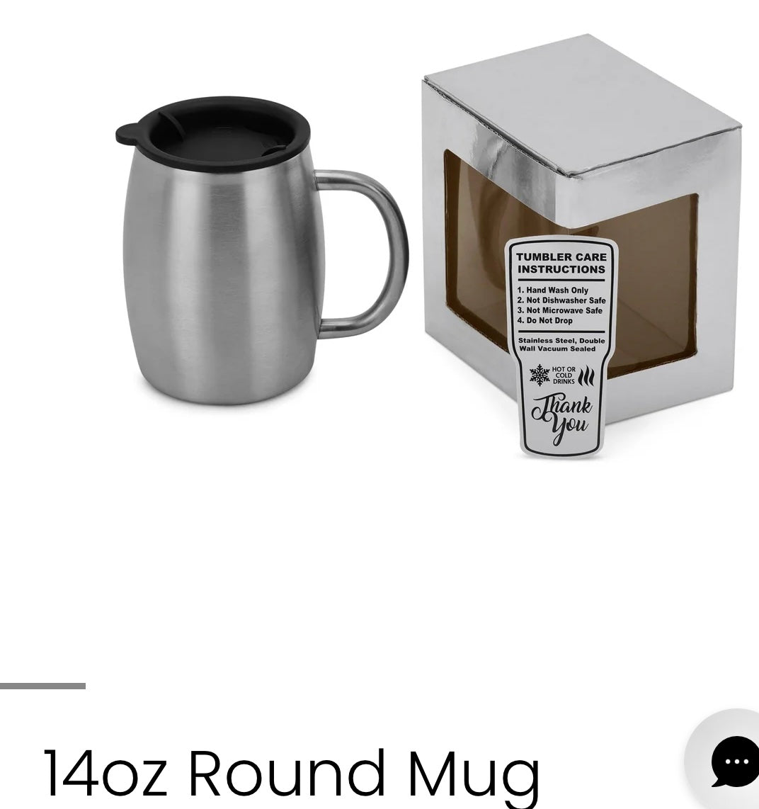 14 oz ROUND COFFEE MUG - CUSTOM ORDER