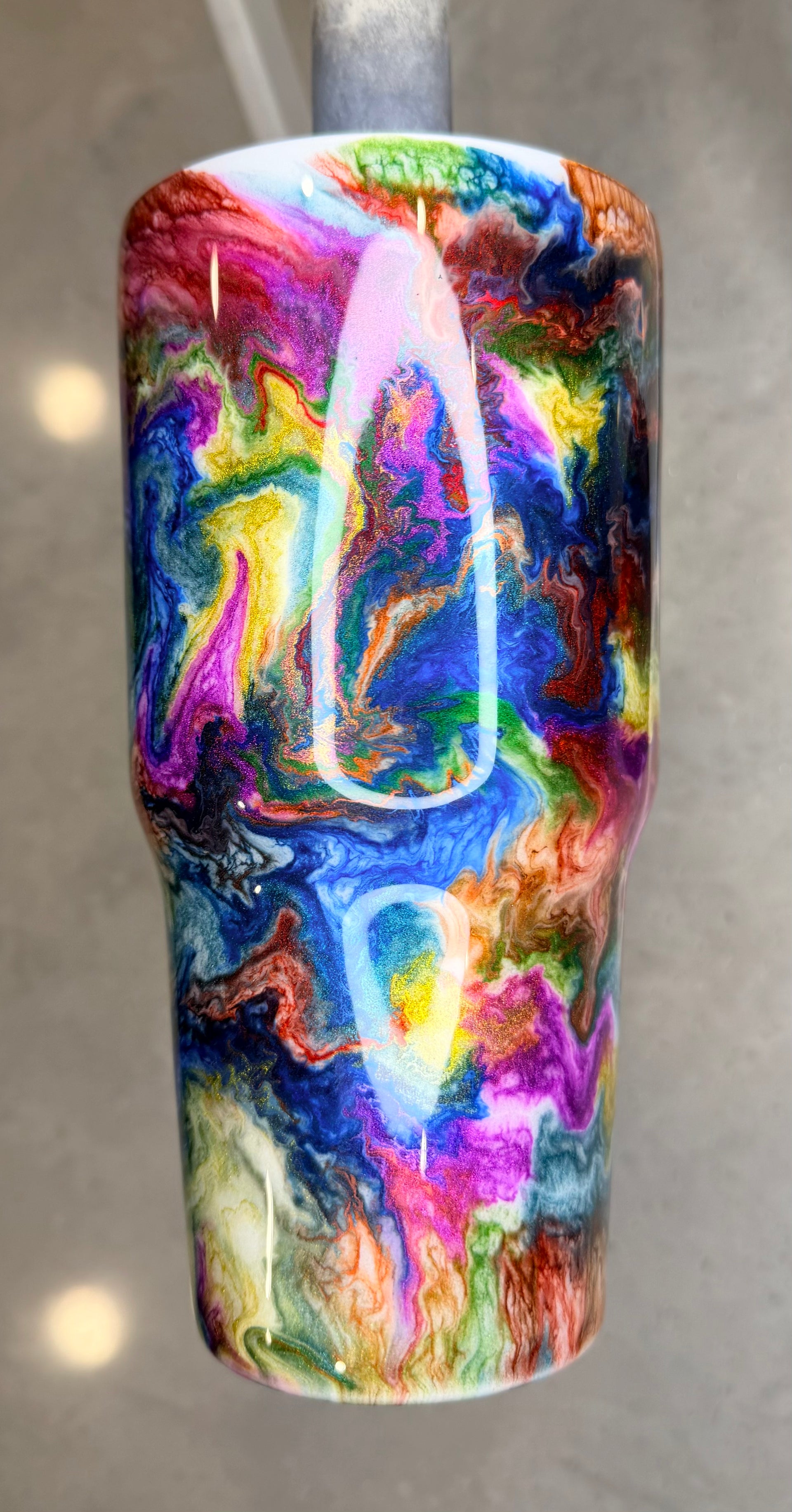 30 oz curve Stainless steel tumbler – Owl about the Art, LLC