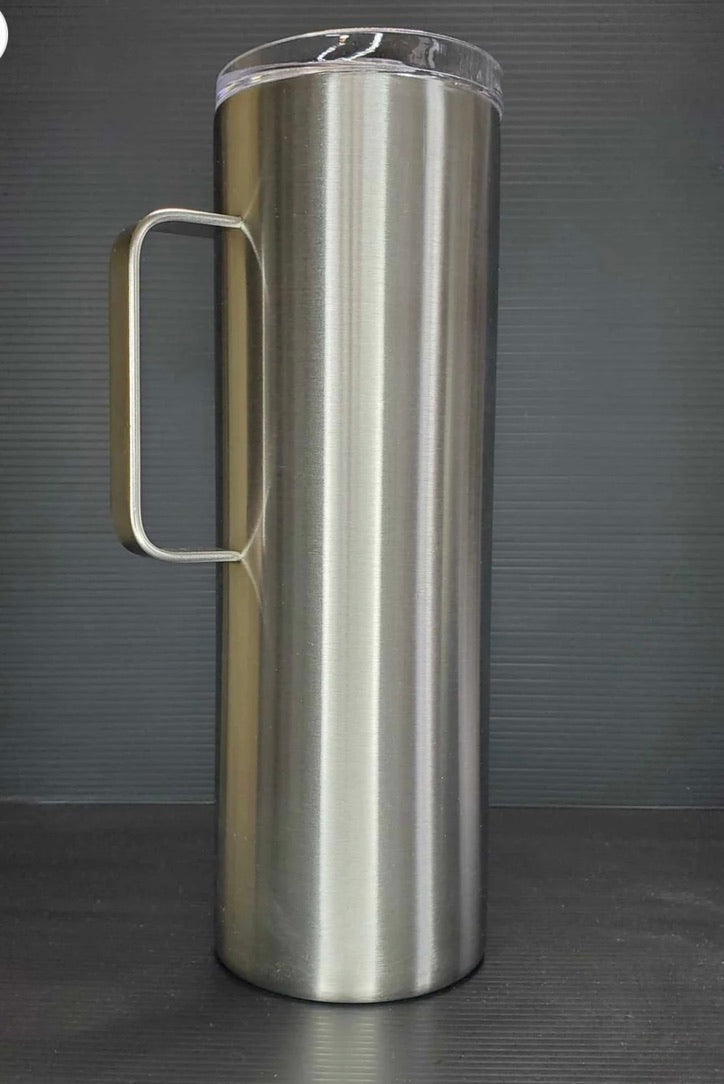 20 oz Skinny with handle-  CUSTOM ORDER