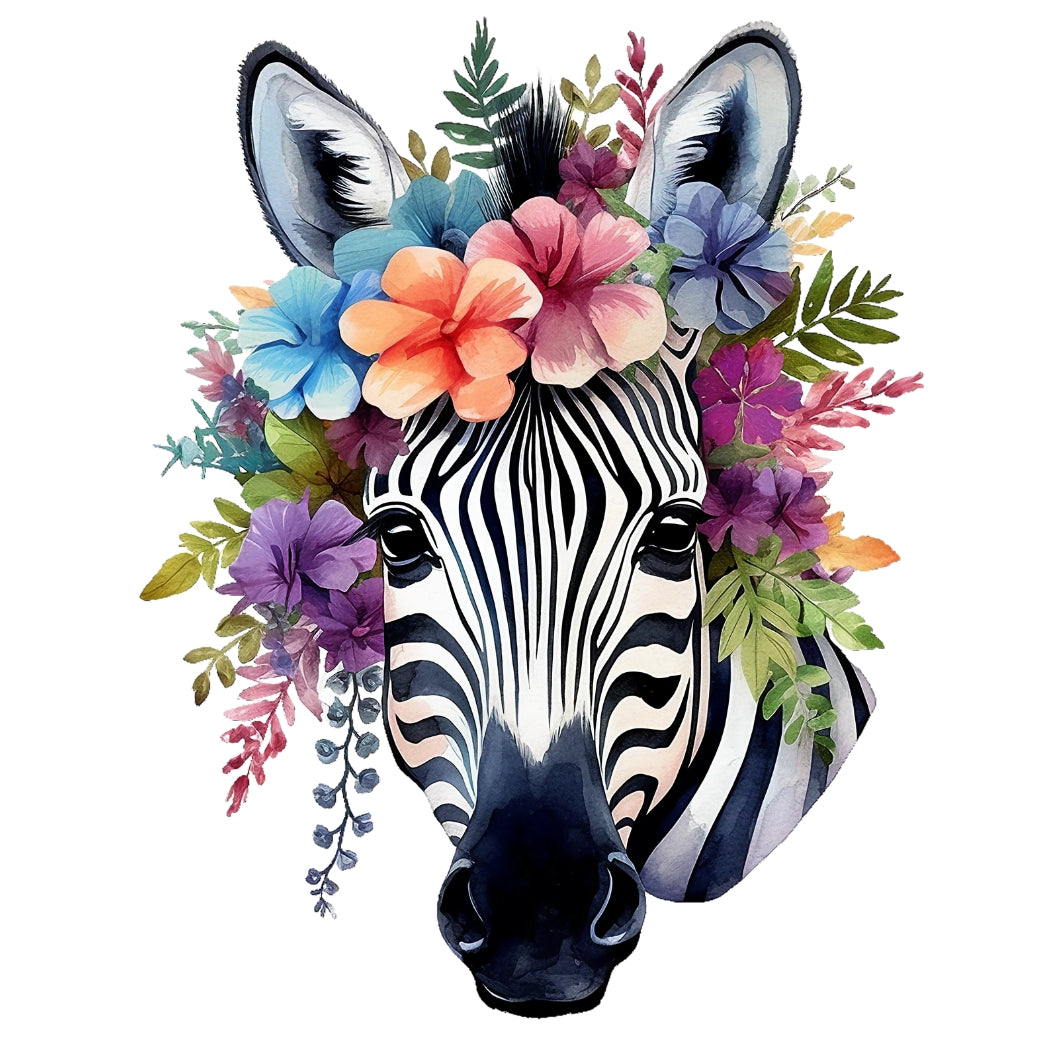 Floral Zebra