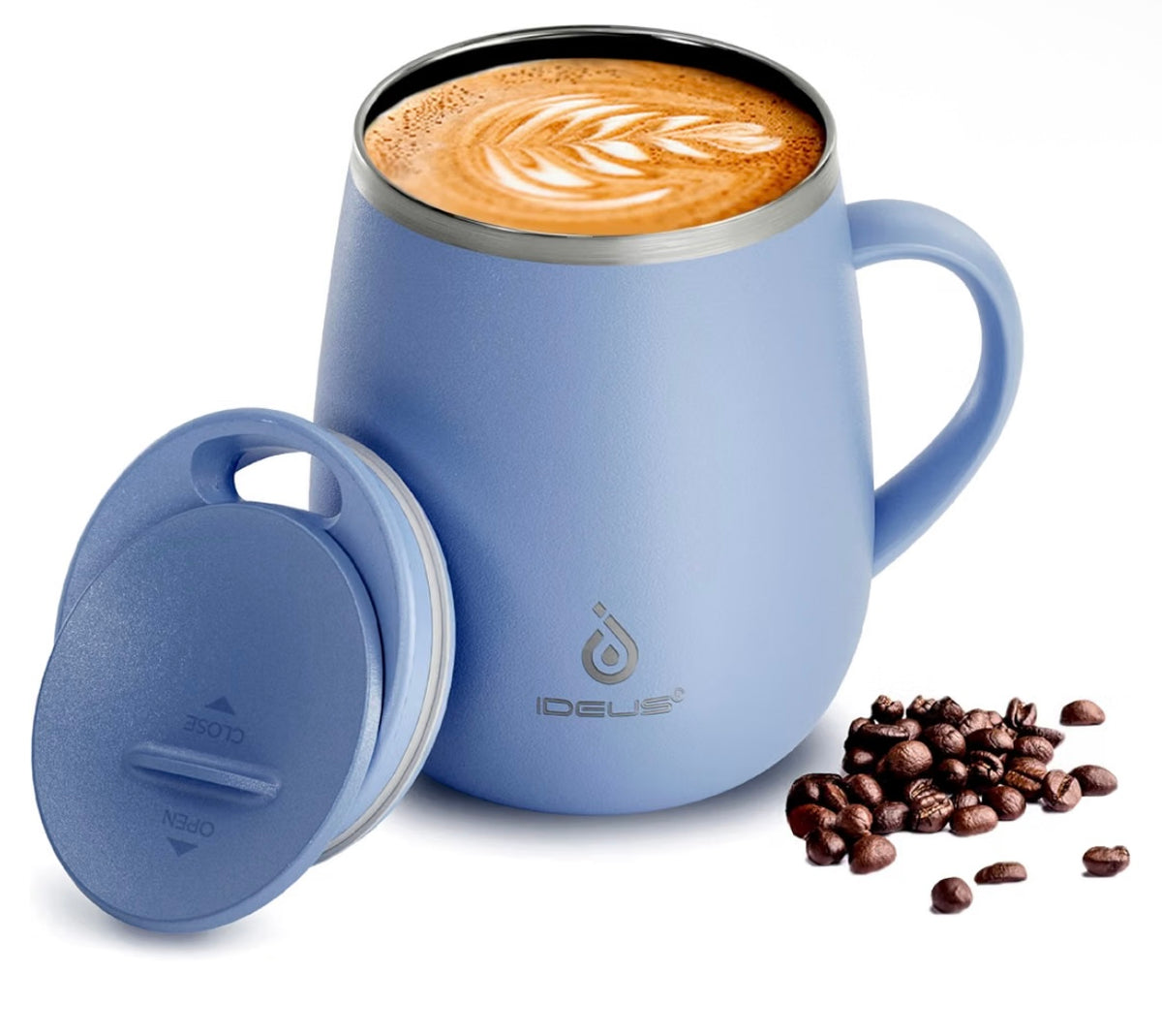 16 oz Ideus coffee mug CUSTOM ORDER (blue base)