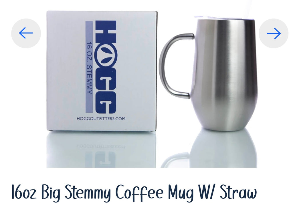16 oz STEMMY COFFEE MUG - Christmas Cardinal