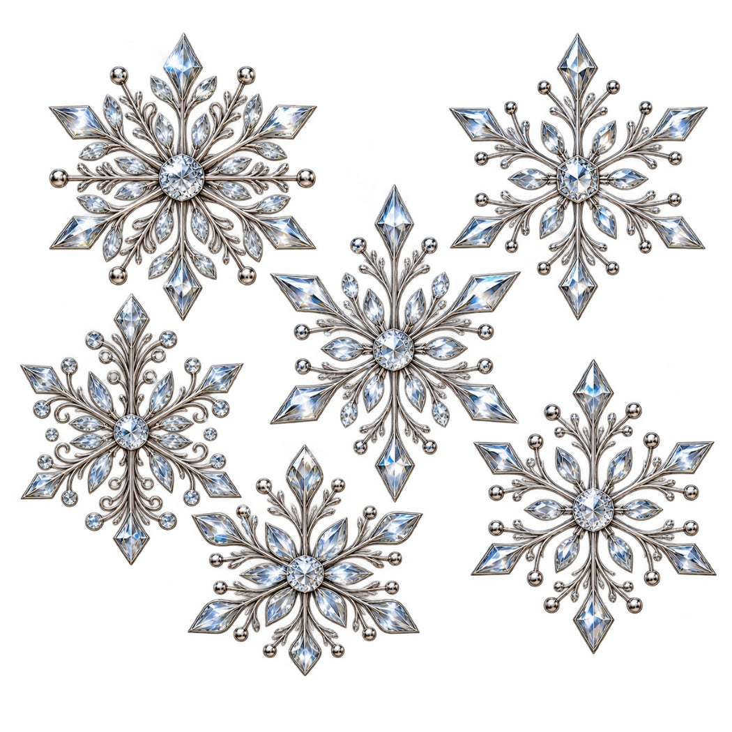 Gem Snowflakes