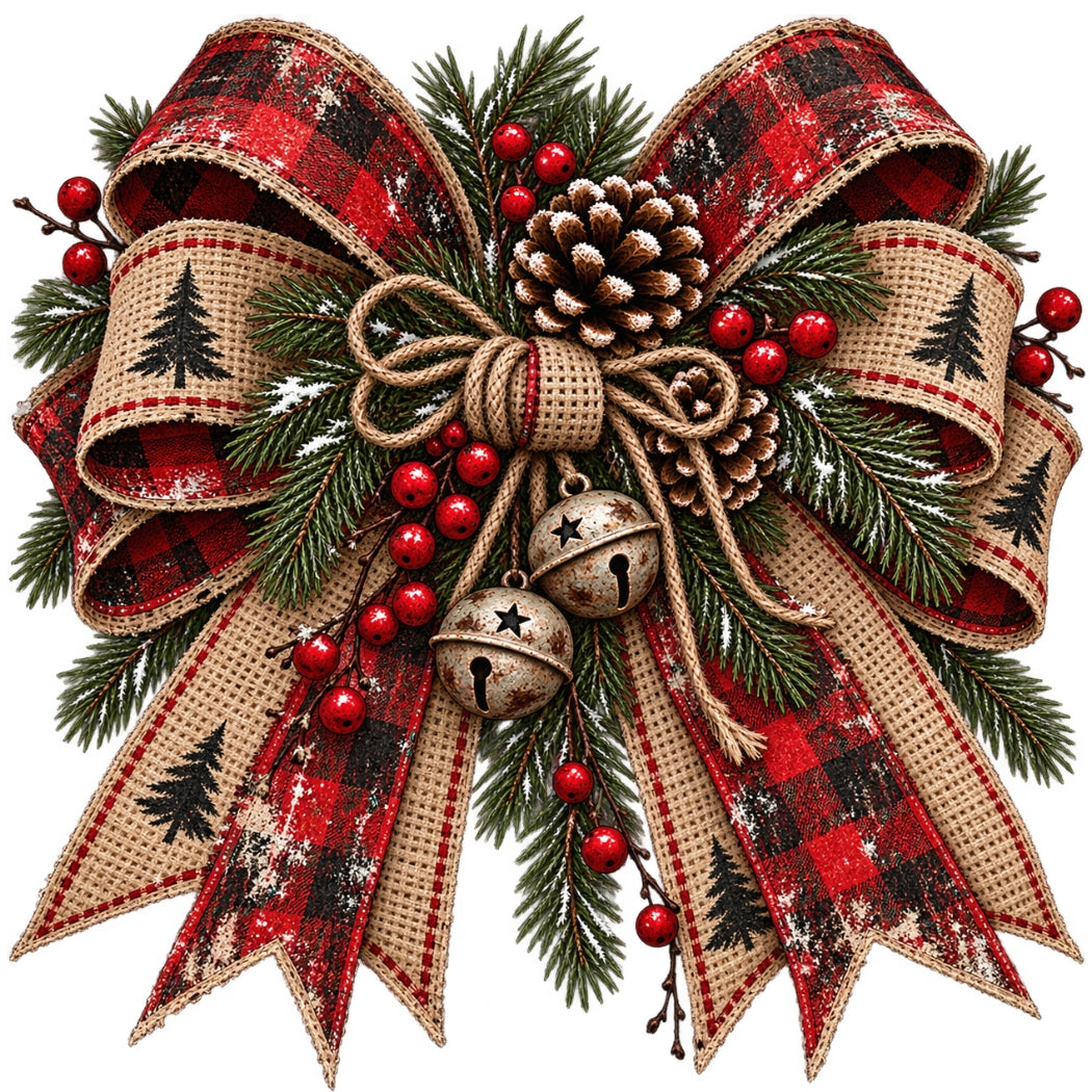 Rustic Christmas Bow
